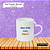 Caneca Personalizada Branca Alça Coração (Polímero) 325ml - Imagem 1