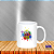 Caneca Personalizada Cerâmica 325ml Branca - Imagem 1