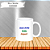 Caneca Personalizada Branca Cerâmica 325ml - Imagem 1