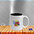 Caneca Personalizada Cerâmica 325ml Alça Branca e Interior Colorido - Imagem 5