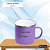 Caneca de Metal com Borda Prata Personalizada 325ml (Diversas Cores) - Imagem 3