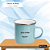 Caneca de Metal com Borda Prata Personalizada 325ml (Diversas Cores) - Imagem 4