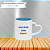 Caneca Personalizada Alça Coração Bca e Interior Colorido Cerâmica 325ml (Div. Cores) - Imagem 3