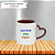 Caneca Personalizada Alça Coração e Interior Colorido Cerâmica 325ml (Div. Cores) - Imagem 5