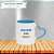 Caneca Personalizada Alça Coração e Interior Colorido Cerâmica 325ml (Div. Cores) - Imagem 9