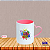 Caneca Personalizada Polímero (Plàstico) 325ml Alça Coração e Interior Colorido - Imagem 6