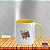 Caneca Personalizada Cerâmica 325ml Alça e Interior Colorido - Imagem 5