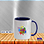 Caneca Personalizada Cerâmica 325ml Alça e Interior Colorido - Imagem 7