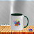Caneca Personalizada Cerâmica 325ml Alça e Interior Colorido - Imagem 9