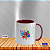 Caneca Personalizada Cerâmica 325ml Alça e Interior Colorido - Imagem 2