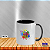 Caneca Personalizada Cerâmica 325ml Alça e Interior Colorido - Imagem 3