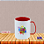 Caneca Personalizada Polímero (Plàstico) 325ml Alça e Interior Colorido - Imagem 1