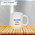 Caneca Personalizada Splash Fosca Branca com Degrade Cerâmica 325ml (Div. Cores) - Imagem 1