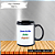 Caneca Personalizada com Faixa Branca Cerâmica 325ml (Div. Cores) - Imagem 1