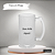 Caneca de Chopp Personalizada Vidro Jateado 475ml - Imagem 1