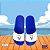 Chinelo Personalizado Slide Azul - Imagem 1