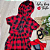 Conjunto Xadrez Vermelho - Saia e Cropped - Imagem 4