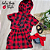Conjunto Xadrez Vermelho - Saia e Cropped - Imagem 1