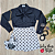 Conjunto Shorts-Saia Poá Branco com Camisa - Imagem 1