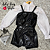 Conjunto Shorts Saia e Top Vinil Camisa Bufante - Imagem 1