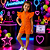 Macacão Curto Laranja Néon - Imagem 2