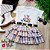 Conjunto Saia Três Babados com T-Shirt Over - Imagem 2