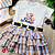 Conjunto Saia Três Babados com T-Shirt Over - Imagem 3