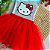 Conjunto Body Paete Hello Kitty com Saia de Tule - Imagem 5