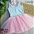 Conjunto Body Paete Hello Kitty com Saia de Tule - Imagem 6