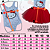 Conjunto Body Paete Hello Kitty com Saia de Tule - Imagem 9
