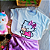 Conjunto Shorts Saia T-Shirt Hello Kitty Laço - Imagem 3