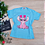 T-Shirt Angel Laço Azul Bebê - Imagem 1