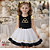 Conjunto Body K-Pop com Saia de Tule - Imagem 1