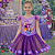 Conjunto Body Paete Huntrix com Saia de Tule - Imagem 1