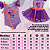 Conjunto Body Paete Huntrix com Saia de Tule - Imagem 6