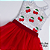 Conjunto Body Paete Cereja com Saia de Tule - Imagem 2