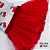 Conjunto Body Paete Cereja com Saia de Tule - Imagem 3
