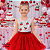 Conjunto Body Paete Cereja com Saia de Tule - Imagem 1