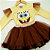 Conjunto Body Bob Esponja com Saia de Tule - Imagem 6