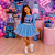 Conjunto Body Paete Stitch com Saia de Tule ML - Imagem 1