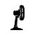 Ventilador de Mesa Ventisol Turbo 6P 30cm Preto - Imagem 3