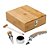 Conjunto para vinho em bambu - Imagem 1