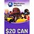 CARTÃO PSN $20 - PLAYSTATION NETWORK CARD - CANADA - Imagem 1
