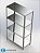 Estante perfurada AÇO INOX 430 - 4 planos - 2000mm x 400mm x 1500mm - Imagem 1