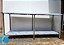 Mesa bancada de Inox com prateleira  2,0X0,70X0,90 - Imagem 2