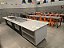 Linha Buffet Self Service aquecido + buffet refrigerado + Módulo apoio de pratos e bandejas + Módulo neutro com portas - Imagem 1