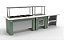 Linha Buffet Self Service - Aquecido 4 ou 8 cubas + Buffet refrigerado 3 GN's + Apoio para pratos e bandejas - Imagem 1