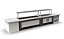 Linha Buffet Self Service aquecido 6 ou 12 cubas + buffet refrigerado 4 para 4 cubas + Módulo apoio de pratos e bandejas + módulo balança - Imagem 1