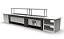 Linha Buffet Self Service aquecido 6 ou 12 cubas + buffet refrigerado 4 para 4 cubas + Módulo apoio de pratos e bandejas + módulo balança - Imagem 2