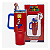 Copo Térmico Tumbler Super Mario Bros com Pingente Inox  1,15l - Imagem 4